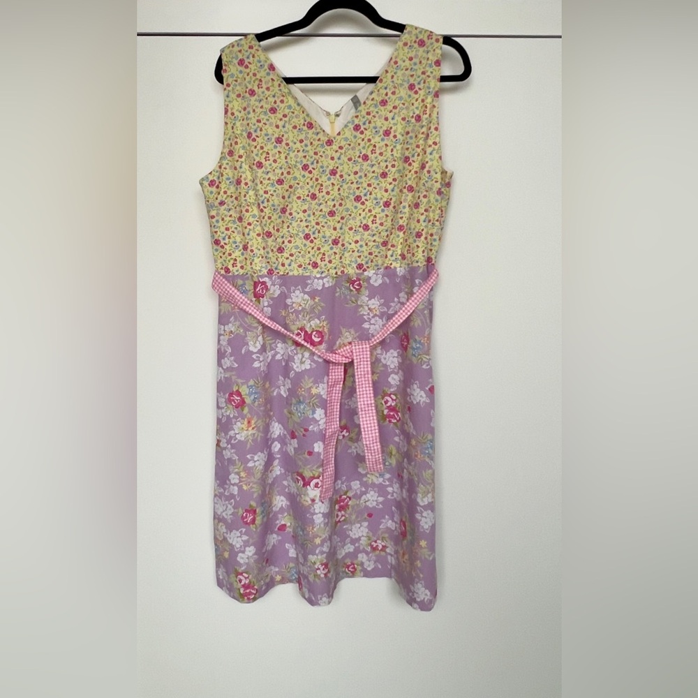 Hanna Andersson Floral Dress with Pink and Purple